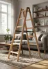 Baulich | Drabina drewniana - 2 x 6 stopni - dwustronna - z Podgląd zdjęcia produktu 4