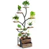Mondeer Pflanzenregal 160cm, mit LED-Lampe, 9 Etagen & 2 Produktbild-Vorschau 9