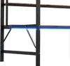 Podkrovní postel MODFU pro mládež 140 x 200 s LED světly a Náhled obrázku produktu 11