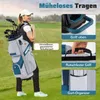 Golfový vak COSTWAY, ľahký vak na golfový vozík s krytom Náhľad obrázku produktu 6