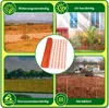 Yakimz Absperrzaun Bauzaun, 1x50m, Fangzaun Orange, Produktbild-Vorschau 4
