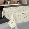 Tischdecke Relax Canada Creme 180x120cm Schnittkante Produktbild-Vorschau 2