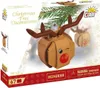 The image shows the packaging of a Cobi Christmas Tree Decoration Reindeer set, with the product itself prominently displayed. Voir les images du produit