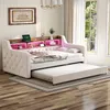 STILVORA Schlafsofa 90x190 mit Ausziehbett, Jugendbett mit Produktbild-Vorschau 2