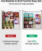 5 contenitori per congelatore, cestelli impilabili per Anteprima dell’immagine prodotto 10