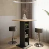 Tavolo bar alto Vicco Repose Rovere dorato/antracite 75 x Anteprima dell’immagine prodotto 4