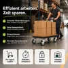4 kółka do dużych obciążeń z hamulcem, nośność do 400 kg – Podgląd zdjęcia produktu 4