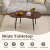 COSTWAY Stolik kawowy drewniany, stolik do salonu w Podgląd zdjęcia produktu 4