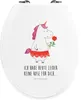 Mr. & Mrs. Panda Toilettendeckel Einhorn Dame - Weiß - Produktbild-Vorschau 1