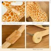 2-IN-1 Schaukeltier Giraffen mit Sound Effekt, Räder , Produktbild-Vorschau 6