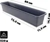 KADAX vaso da balcone 80cm + supporto antracite Anteprima dell’immagine prodotto 2
