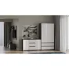 Armadio da ingresso 90 cm TAAVI - antracite / bianco Anteprima dell’immagine prodotto 8