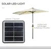 Outsunny Parasol, 270 x 240 cm demi-parapluie, parasol de Voir les images du produit 3