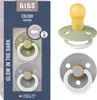 BIBS Colour Glow Schnuller 2er-Pack, BPA-frei. Leuchtet im Produktbild-Vorschau 1