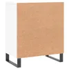 vidaXL Kredens biały 60x35x70 cm Materiał drewnopochodny Podgląd zdjęcia produktu 9