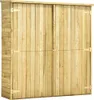 vidaXL Remise à outils de jardin 163x50x171 cm Bois de pin Voir les images du produit 1