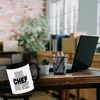 ICH CHEF DU NIX Kaffeebecher in schwarz für Büro und Produktbild-Vorschau 3