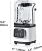 VEVOR Mixer kommerzieller Standmixer 2200 W mit Produktbild-Vorschau 8