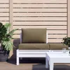 vidaXL Palettenkissen 2-tlg. Melange Taupe Stoff Produktbild-Vorschau 3