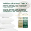 HANSKRUCHEN Diamant Daunenkissen 80x80 cm Allergiker Produktbild-Vorschau 8