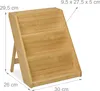 Relaxdays Gewürzregal, Bambus, H x B x T: 29,5 x 30 x 26 Produktbild-Vorschau 4