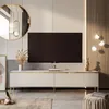 TV skříňka AURORA KASZMIR na chromovaných rovných nohách Náhled obrázku produktu 4