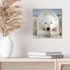 DEQORI Glasbild Echtglas 30x30 cm 'Polare Stille' Wandbild Produktbild-Vorschau 4