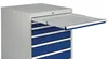 Schubladenschrank H1019xB1005xT736mm grau/blau 6 Schubl. Produktbild-Vorschau 7