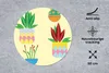 MuchoWow® Mauspad Mousepad Pflanzen - Blumentopf - Muster - Produktbild-Vorschau 2