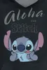 Lilo & Stitch Kapuzenpullover Damen Aloha schwarz/grau M Produktbild-Vorschau 3