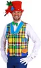 Weste Clown Bubbles bunt, Groesse:S Produktbild-Vorschau 2