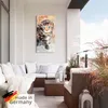 ARTland Wandbild Alu für Innen & Outdoor Katze Größe: 30x60 Produktbild-Vorschau 5
