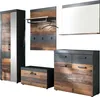 trendteam Garderobe 5-teilige Kombination Indy Graphit Grau Produktbild-Vorschau 2