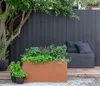 Dehner Hochbeet Lagos, Balkonhochbeet in Rostoptik, 115 x Produktbild-Vorschau 3