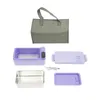 Elektrische Lunchbox 1L  tragbare mit Tasche  Lila Produktbild-Vorschau 7