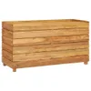 vidaXL Lit surélevé 100x40x55 cm teck vieux bois et acier Voir les images du produit 9