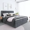 Bett, Boxspringbett BEGI mit Taschen-Matraze, Bettkästen, Produktbild-Vorschau 1
