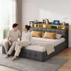 UnboxG Polsterbett 160x200cm mit Stauraum, Liftfunktion, Produktbild-Vorschau 7