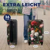 MuchoWow® Koffer Handgepäck Trolley Rollkoffer Kleine Produktbild-Vorschau 5