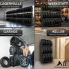 ALL Premium Reifenregal 180x110x40cm schwarz – stabiles Produktbild-Vorschau 5