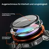 An exploded view diagram of a smartwatch, highlighting its internal components and materials. Produktbild-Vorschau