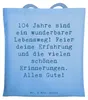 Mr. & Mrs. Panda Tote Bag Spruch 104. Geburtstag - Sky Blue Produktbild-Vorschau 1
