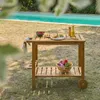 sweeek - Outdoor-Küchenwagen 95 cm aus Tannenholz mit Produktbild-Vorschau 12