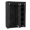 SONGMICS Stoffschrank schwarz mit Stange und Tür XL 175 x Produktbild-Vorschau 3