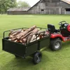 Remorque basculante pour tracteur de pelouse, capacité de Voir les images du produit 8