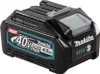 A black Makita XGT 40V 4.0Ah Li-Ion battery pack is shown from a slightly elevated side angle against a white background. Anteprima dell’immagine prodotto