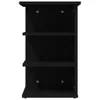 vidaXL Étagère d'appoint noire 35x35x55 cm Bois composite Voir les images du produit 5