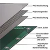 šedá plachta z PVC 650 g/m² 4 x 5 m (20 m²) Náhled obrázku produktu 2