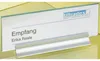 Tischaufsteller Serie Glasline 210x74mm 2x4mm ES-Glas klar Produktbild-Vorschau 2