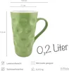 Dubbetasse grün 0,2 L ohne Aufdruck (durchgedubbt) - Produktbild-Vorschau 3